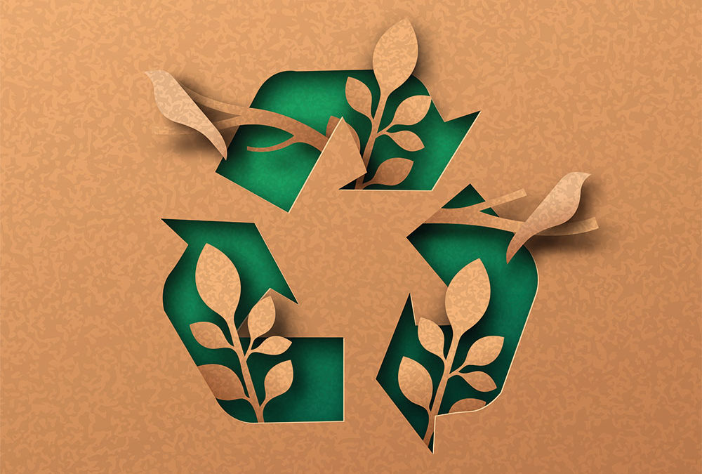 Stampa su carta riciclata